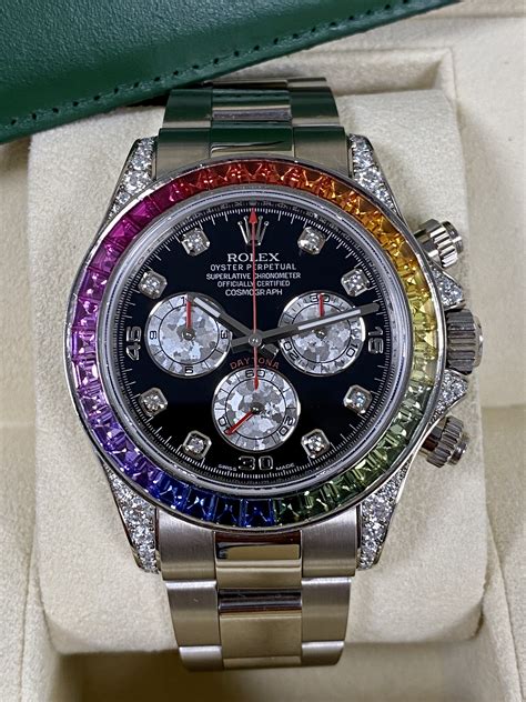 rolex daytona raibow|daytona rainbow rolex price.